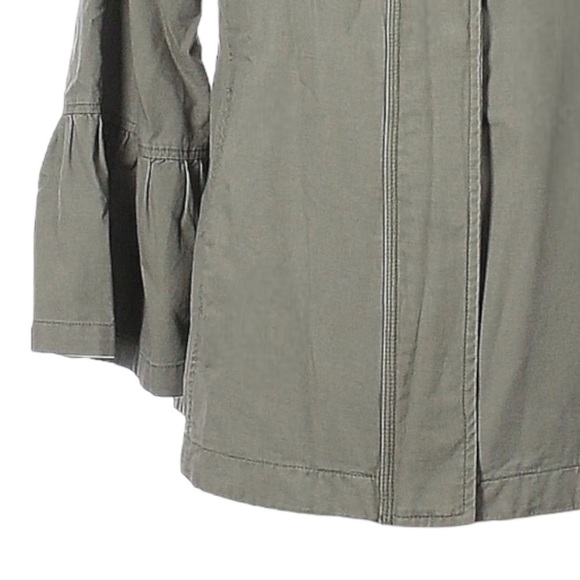 Caslon L Bell Sleeve Utility Jacket Lightweight Olive Green NWT from Nordstrom - Picture 5 of 10